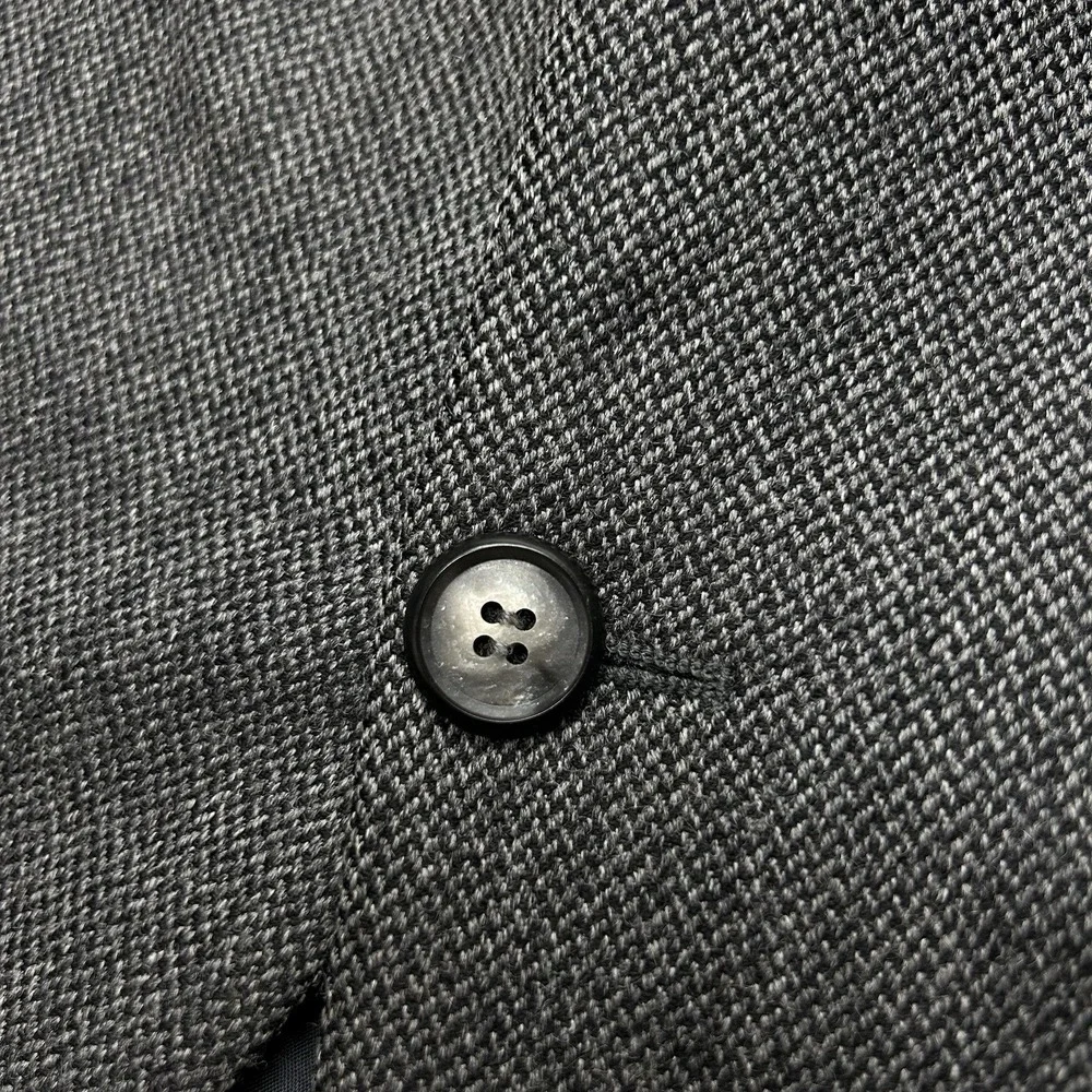 Ronaldus Shamask for Barneys New York Gray Wool Tweed‎ Blazer Jacket 44R